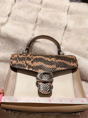 Coach Tan and Snake -Print Tabby 20